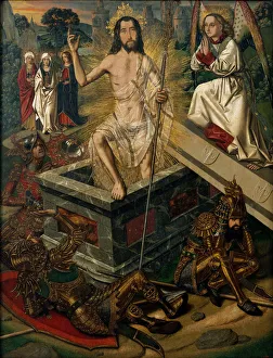Bermejo Gallery: The Resurrection, ca 1475. Artist: Bermejo, Bartolome (ca 1440-ca 1498)