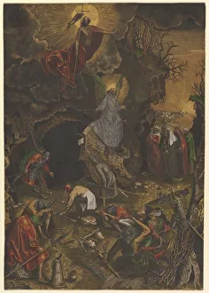 Brueghel Collection: The Resurrection, ca. 1562-63. Creator: Philip Galle