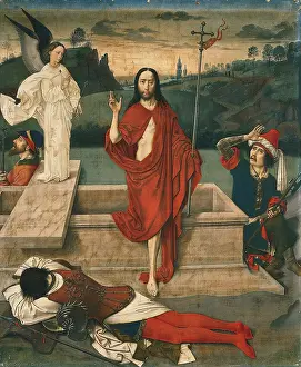 Easter Prints: The Resurrection of Christ, 1450s. Creator: Bouts, Dirk (1410/20-1475)