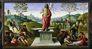 Disciple Gallery: Resurrection of Christ, 1495. Artist: Perugino