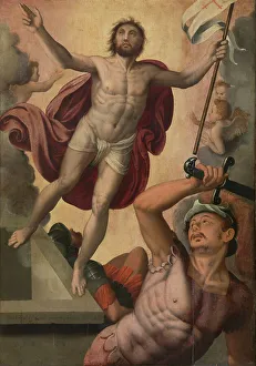 Shocked Prints: Resurrection of Christ, 1565. Creator: Lambert van Noort