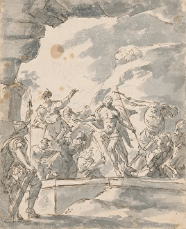 Disbelief Prints: Resurrection of Christ, 2nd half 17th century. Creator: Unknown