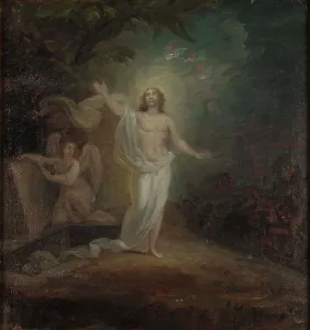 Robert Wilhelm Ekman Prints: Resurrection of Christ, altarpiece sketch. Creator: Robert Wilhelm Ekman
