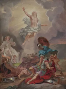 Ascension Prints: Resurrection of Christ, altarpiece sketch. Creator: Berndt Godenhjelm