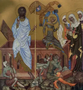 The Resurrection of Christ, c1350 (1955).Artist: Master of the Vyssi Brod Altar The Resurrection of Christ, c1350 (1955).Artist: Master of the Vyssi Brod Altar