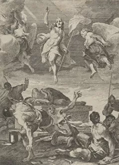 The Resurrection of Christ, ca. 1700-40. Creator: Lodovico Mattioli