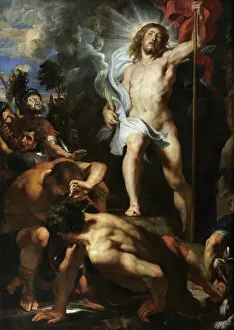 Apostles History Gallery: The Resurrection of Christ (central panel), 1611-1612. Creator: Rubens, Pieter Paul (1577-1640)