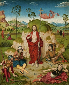 Crucifix Prints: The Resurrection of Christ. Creator: Circle of Dieric Bouts