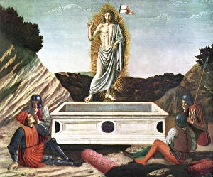 Amazed Gallery: The Resurrection, mid 15th century, (1930).Artist: Andrea del Castagno