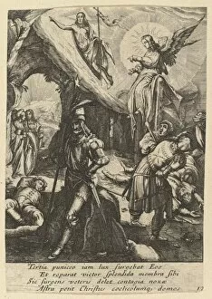 Goltzius Hendrik Gallery: The Resurrection, from The Passion of Christ, mid 17th century. Creator: Nicolas Cochin