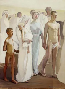 Trust Prints: Resurrection, study for the right side of the Tampere Cathedral altarpiece