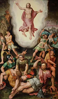 Verviers Prints: The Resurrection (Triptych, central panel)
