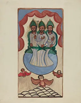 E Boyd Collection: Retabla of the Trinity, c. 1936. Creator: E. Boyd