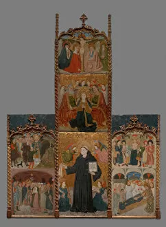 Crosier Collection: Retable of Saints Athanasius, Blaise, and Agatha, 1440 / 45. Creator: Master of Riglos