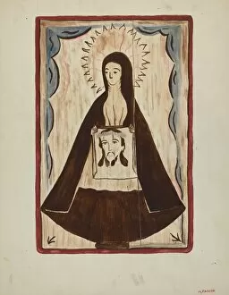 Altarpiece Collection: Retablo, 1935 / 1942. Creator: Marjery Parish