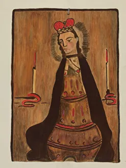 Altarpiece Collection: Retablo, c. 1937. Creator: Marjery Parish