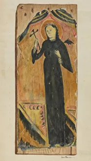 Altarpiece Collection: Retablo, c. 1939. Creator: Carl O Bergh