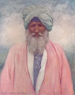 Gujarat Prints: A Retainer from Cutch, 1903. Artist: Mortimer L Menpes