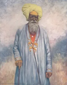 Retainer Prints: A Retainer of the Maharaja of Cutch, 1903. Artist: Mortimer L Menpes