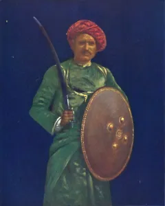 Madhya Pradesh Prints: A Retainer of Rajgarh, 1903. Artist: Mortimer L Menpes