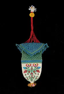 Crocheting Gallery: Reticule, American, 1820-40. Creator: Unknown
