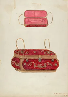 Buckley Ann Gene Prints: Reticule, c. 1937. Creator: Ann Gene Buckley