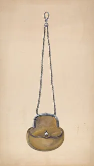 Pouch Prints: Reticule, c. 1939. Creator: Marie Alain