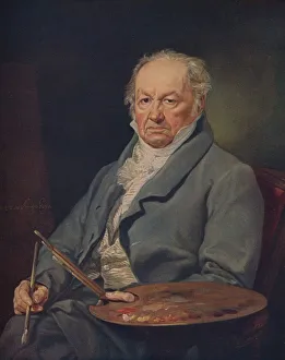 Aureliano De Beruete Gallery: Retrato Del Pintor Don Francsico Goya, (The painter Francisco de Goya), 1826, (c1934)