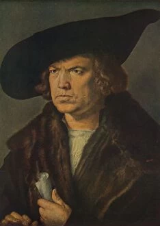 Augusto L Mayer Gallery: Retrato de Hans Imhoff, (Portrait of Hans Imhoff), 1521, (c1934). Artist: Albrecht Durer