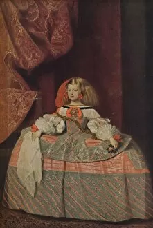 Diego Velazquez Gallery: Retrato de la Infanta Dona Margarita, (Portriat of Infanta Margarita Teresa), 1660, (c1934)