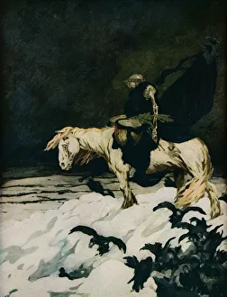 Skeletal Prints: The Retreat from Moscow, 1911, (1918). Artist: Stephen Baghot De La Bere