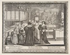 Newborn Prints: Return from the Christening, 1633. Creator: Abraham Bosse