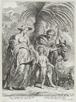 Lucas Vorsterman I Prints: The Return from Egypt, ca. 1705-24. Creator: Anon