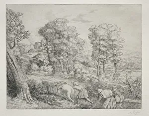 Alphonse Legros French Prints: The Return to the Farm (Le Retour a la Ferme)