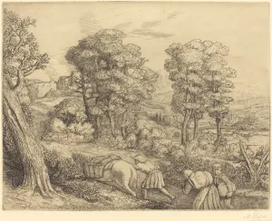 Return to the Farm (Le retour a la ferme). Creator: Alphonse Legros Return to the Farm (Le retour a la ferme). Creator: Alphonse Legros