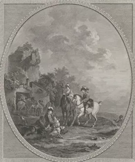 Casanova Collection: Return from the Game Hunt, 1786. 1786. Creator: Nicolas Colibert