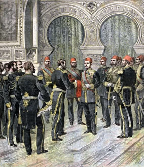 Return of the Grand Cordon of the Legion of Honour to the New Khedive of Egypt, 1892. Artist: Henri Meyer
