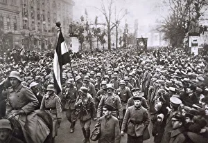 Homecoming Prints: Return of the Guard from the War, Germany, December 1918