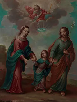 Dove Prints: The Return of the Holy Family from Egypt, 1773. Creator: Nicolas Enriquez