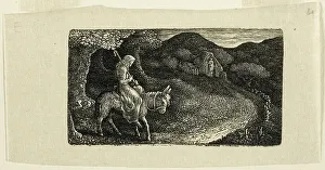 Woodcut On Paper Prints: The Return Home, 1830. Creator: Edward Calvert