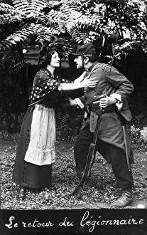 The return of the legionnaire, c1900