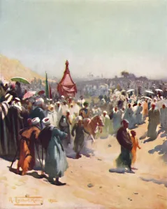 R Talbot Kelly Prints: Return of the Mahmal, c1880, (1904). Artist: Robert George Talbot Kelly