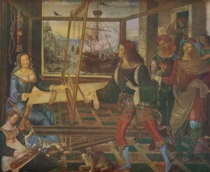 Pintoricchio Prints: The Return of Odysseus, c1508. Artist: Bernardino Pinturicchio