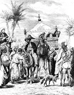 Gaston Prints: The Return of the Pilgrimage, 1881