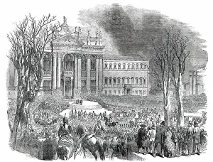 San Giovanni In Laterano Prints: Return of the Pope to Rome - the Procession at the Church of San Giovanni