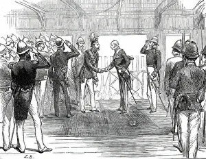 Saluting Prints: Return of the Prince of Wales from India: the Governor of Bombay