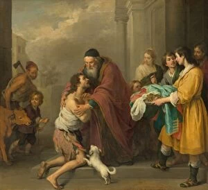 The Return of the Prodigal Son, 1667 / 1670. Creator: Bartolomé Esteban Murillo