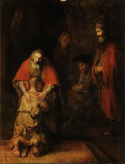 Rembrant Van Rijn Prints: The Return of the Prodigal Son, 1668. Creator: Rembrandt Harmensz van Rijn