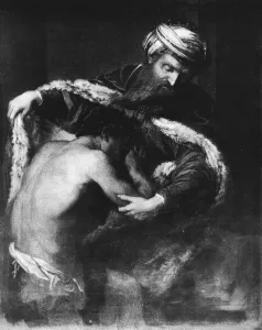 Batoni Collection: The Return of the Prodigal Son, 1773, (1911). Artist: Pompeo Batoni