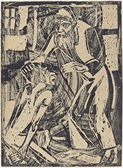 Rohlfs Christian Prints: Return of the Prodigal Son, 1916. Creator: Christian Rohlfs